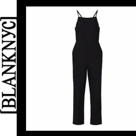 🆕 [BlankNYC] Paint It Black Jumpsuit, Color: Black; SZ:M. NWT! NOW$45. MRSP$98 - Picture 3 of 9